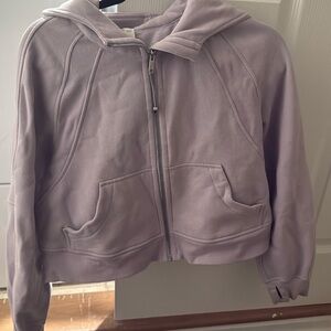 Light purple Lululemon scuba zip up